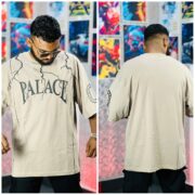 Oversize T-shirt Men’s Dropped Shoulder Short Sleeve Fitness-Biskit| OversizeBazar