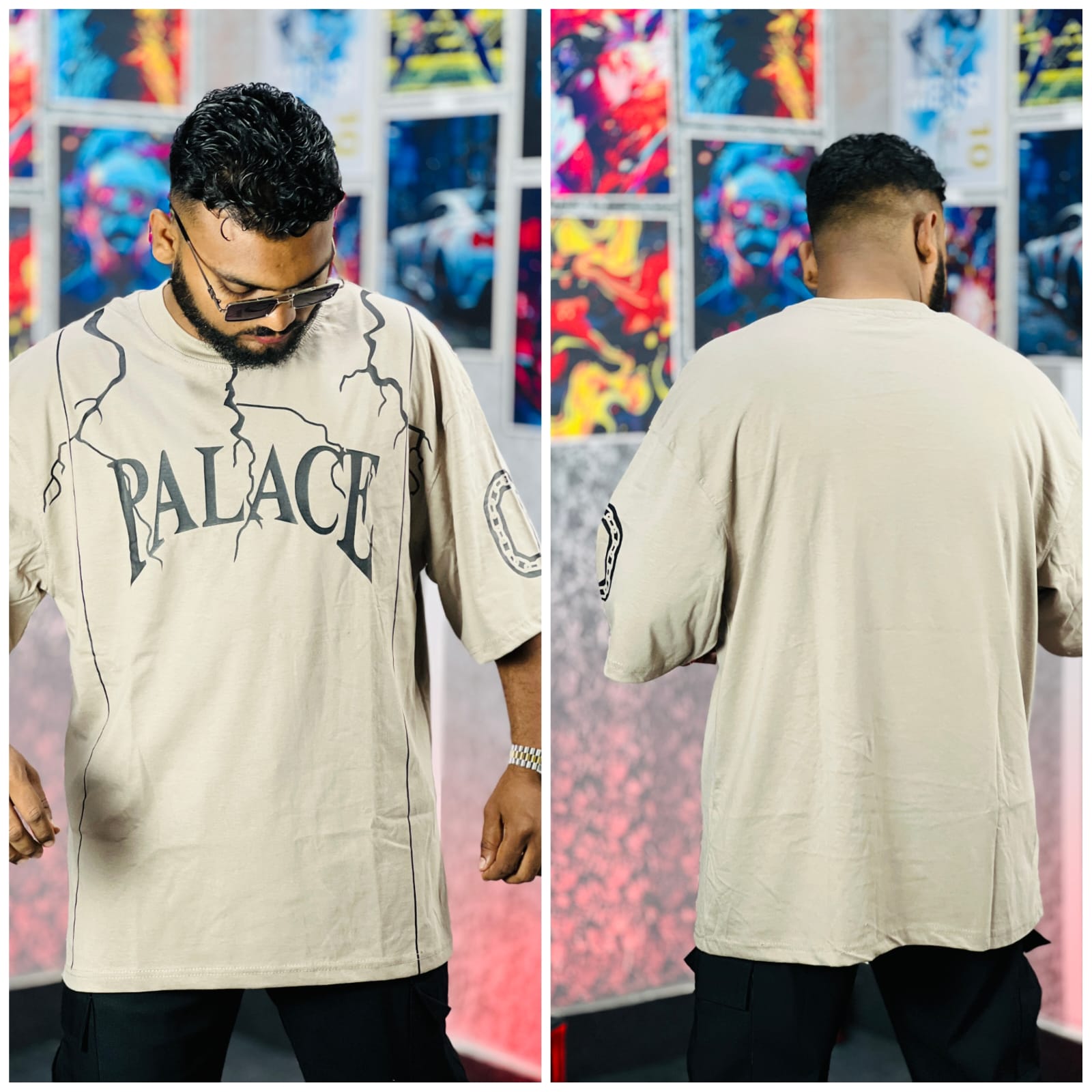 8b020a34-6fbd-4a63-86af-9bffa060d441 Oversize T-shirt Men’s Dropped Shoulder Short Sleeve Fitness-Biskit| OversizeBazar - Image 1