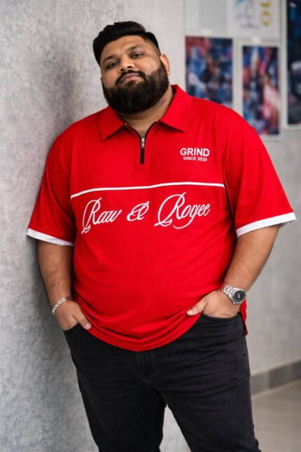 Oversize Polo Shirt  Dropped Shoulder -MERUN| OversizeBazar