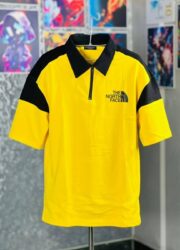 Oversize Polo Shirt  Dropped Shoulder -YELLOW| OversizeBazar - Image 3